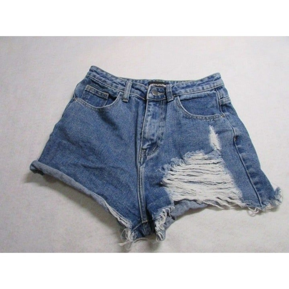 PrettyLittleThing Denim Shorts - Women's UK Size 6/US 2